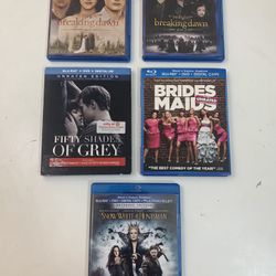 5 Blu-Rays Assortment 