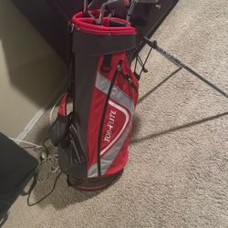 Top-Flite Golf Club Set with Stand Bag – Complete & Clean!