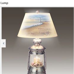 Bradford Exchange – Coastal Treasures lamp.
