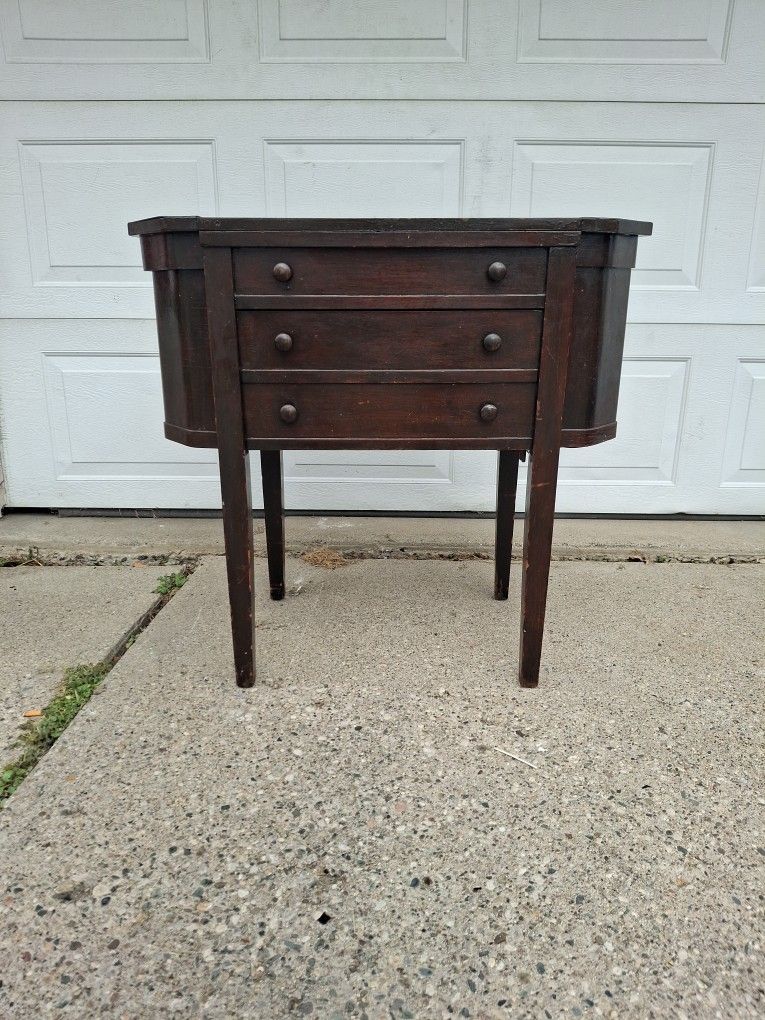 Antique Sewing Machine Table