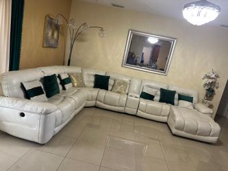 Sectional Leather Couch