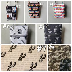 Spurs purses, 7 different styles