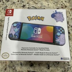 HORI Split Pad Compact – Gengar Edition (Nintendo Switch) – Purple/Orange