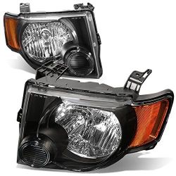 LA Zona Auto Parts 2008 to 2012 Ford Escape Headlights Luces Micas Calaveras faros Focos Luz Light