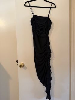 Spaghetti strap black dress