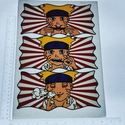 Iron On Heat Transfer  Good For T-shirts Sweaters Jackets T Shirt Design Size Is About 12x10  Naruto #337
