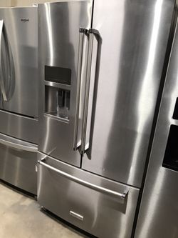 FRENCH DOOR KITCHEN AID STAINLESS STEEL