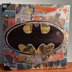 DC BATMAN CANVAS POSTER