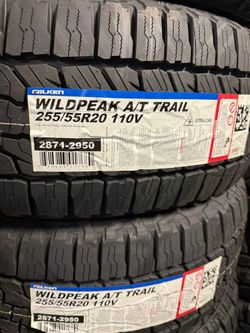 (4) 255-55-20 Falken Wildpeak AT Trail Free alignment Financing Available
