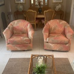 Tommy Bahama Swivel Chairs