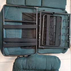 “Green Convertible Futon Chair Bed – Folds to Sleeper”