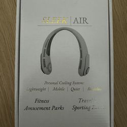 New - Sleek air personalized neck fan