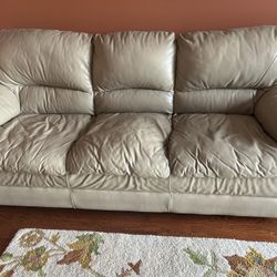 Leather Sofa Loveseat Combo