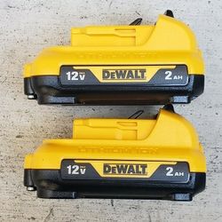 Dewalt 12v Batteries 2.0 Ah Brand New Price For Both
