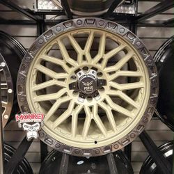 20x10 Force Off-road Green / Black Matte Ring Rims 