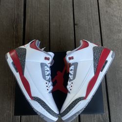 JORDAN 3 FIRE RED 2022 NEW SIZE 12&13