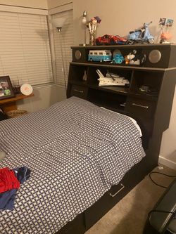 Full size captain bed