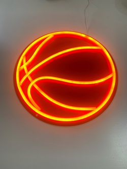 NEON BASKETBALL SIGN / BRAND NEW
