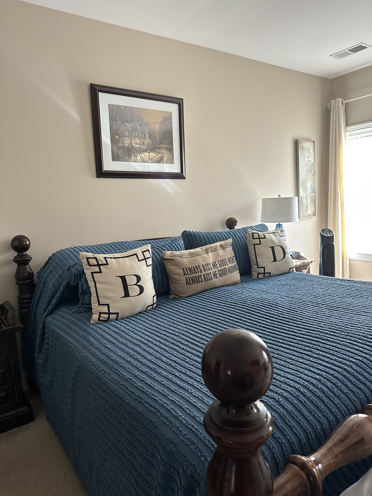 Ethan Allen Cherry Wood Bedroom Set