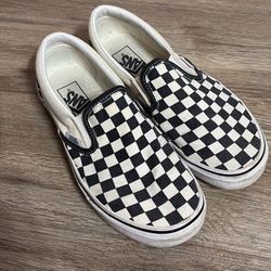 Checked vans 