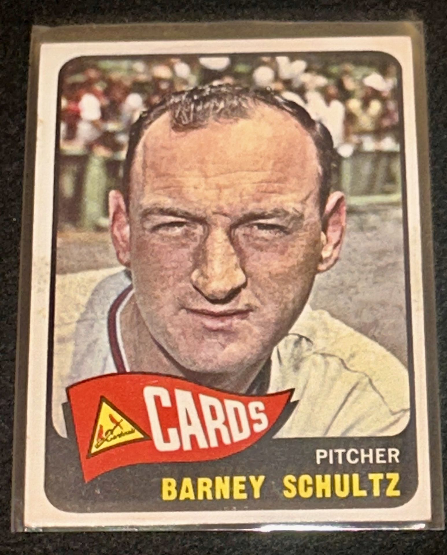 Barney Schultz 1965 Topps Cardinals