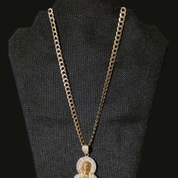 14k Gold Chain And Pendant 