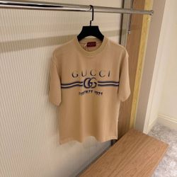 GUCCI T SHIRT MEN BROWN COLOUR 
