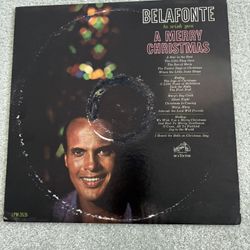 1962 Belfonte: To Wish You A Merry Christmas LP Record LPM – 2626