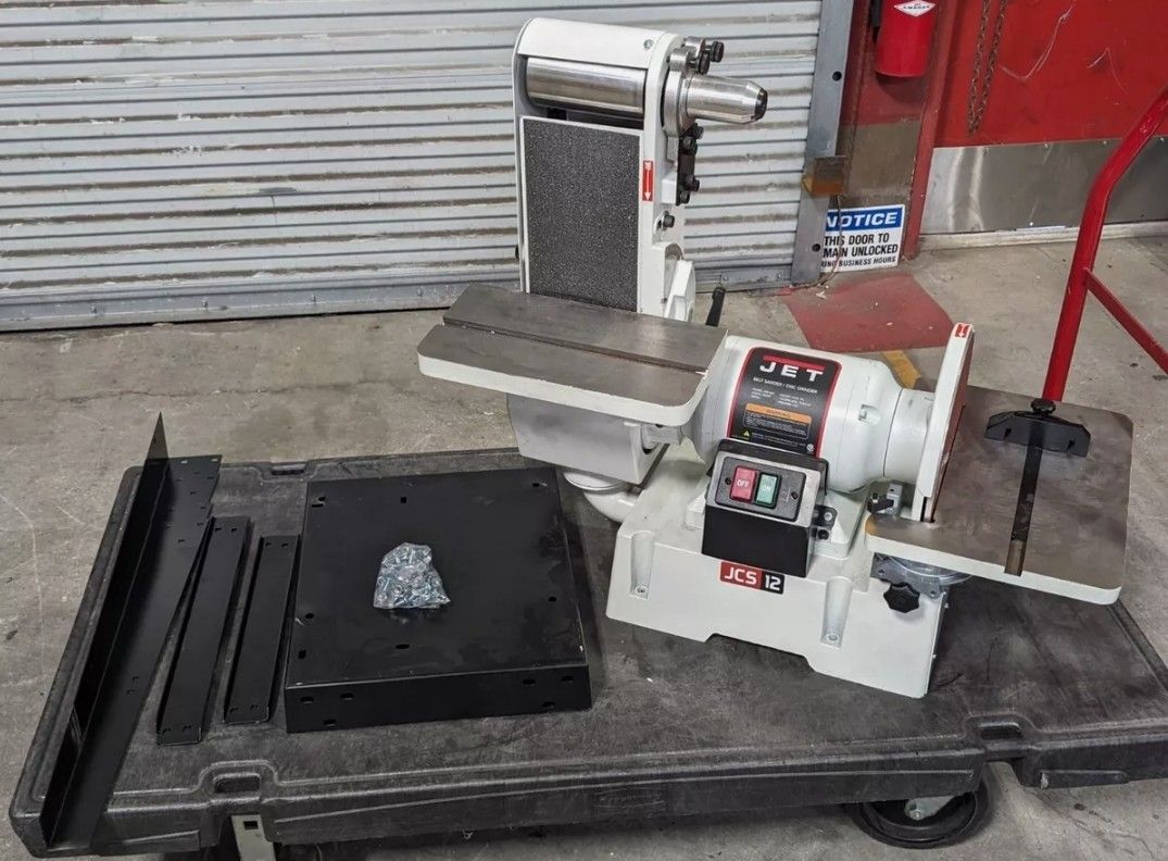 Jet Combination Belt Sander / Disc Grinder w/ Stand 1.5 HP 115v Parts