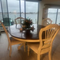 Dining Room Table And 8 Chairs