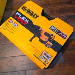DEWALT
FLEXVOLT 60V MAX Cordless Brushless 1-3/4 in. SDS MAX Rotary Hammer and (2) FLEXVOLT 9. 0Ah Batteries