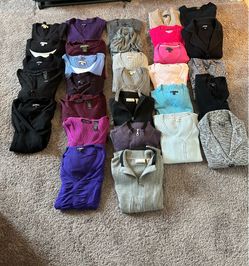 Women's sweater bundle 30 sweaters size small and extra small $60 for all in photo