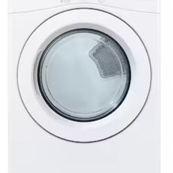 LG 7.4 Cu. Ft. Vented Stackable Gas Dryer in White with Sensor Dry