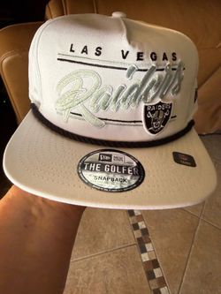 Las Vegas Raiders New Era Golfers Snapback White