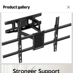 TV Wall Mount 37-75 Inch Full Motion Bracket Swivel Tilt Dual Arm VESA Mount