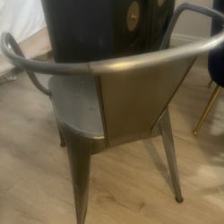 Industrial Armchair (gray/silver)