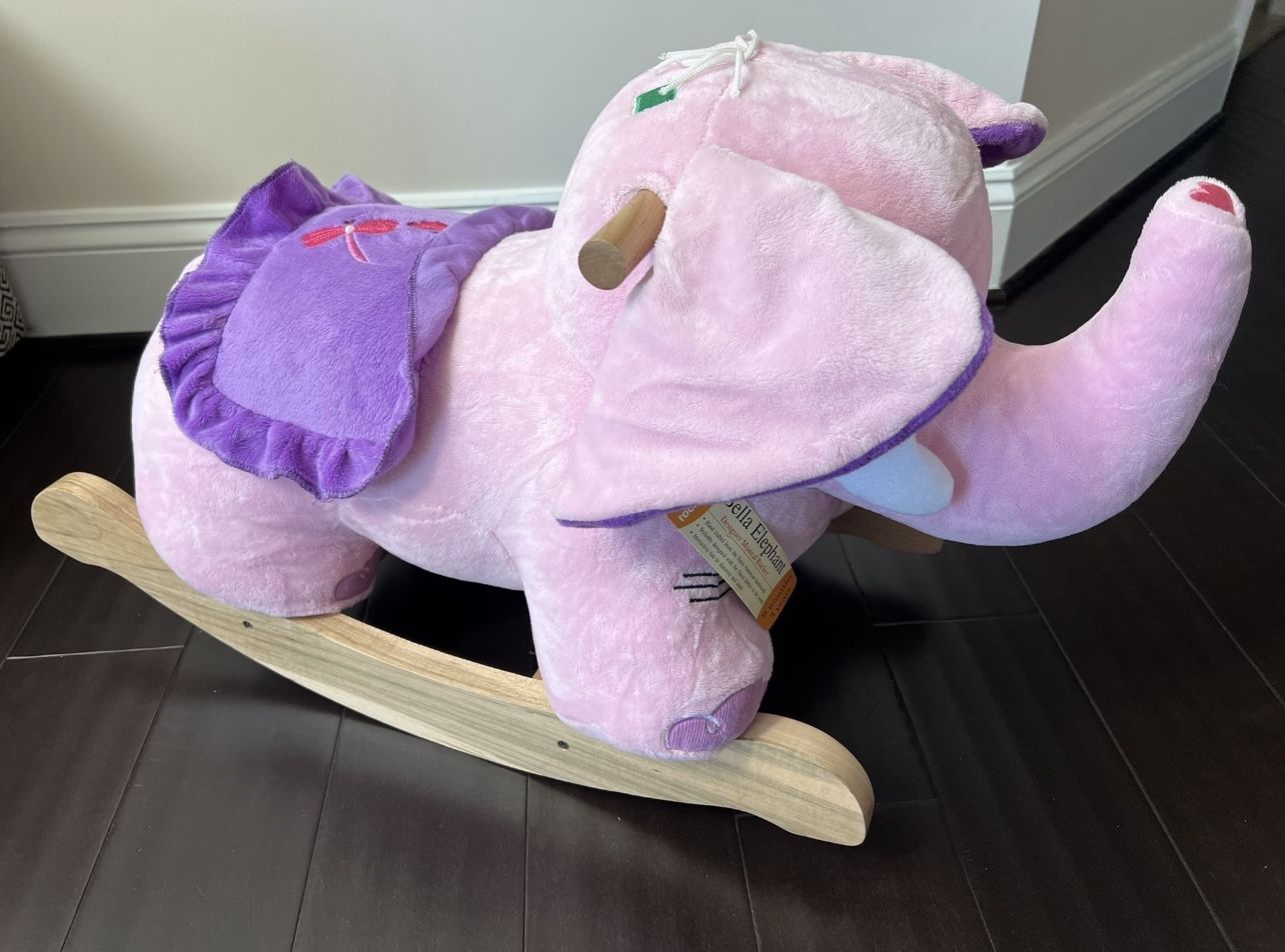 Elephant Plush Rocker