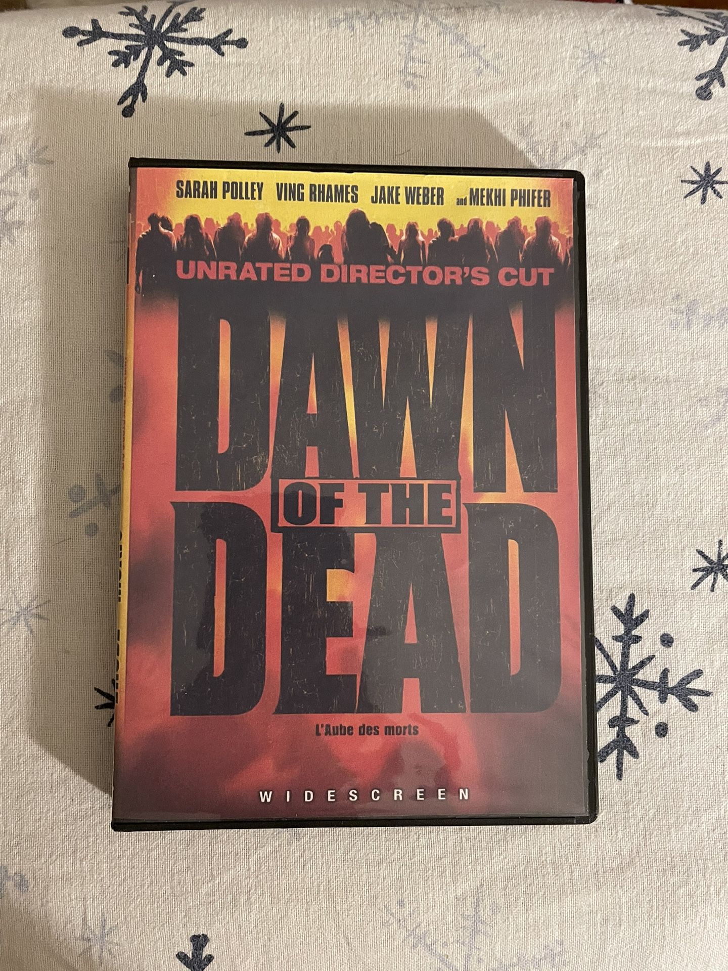 Unrated Director’s Cut DVD Dawn Of The Dead Zombie Movie