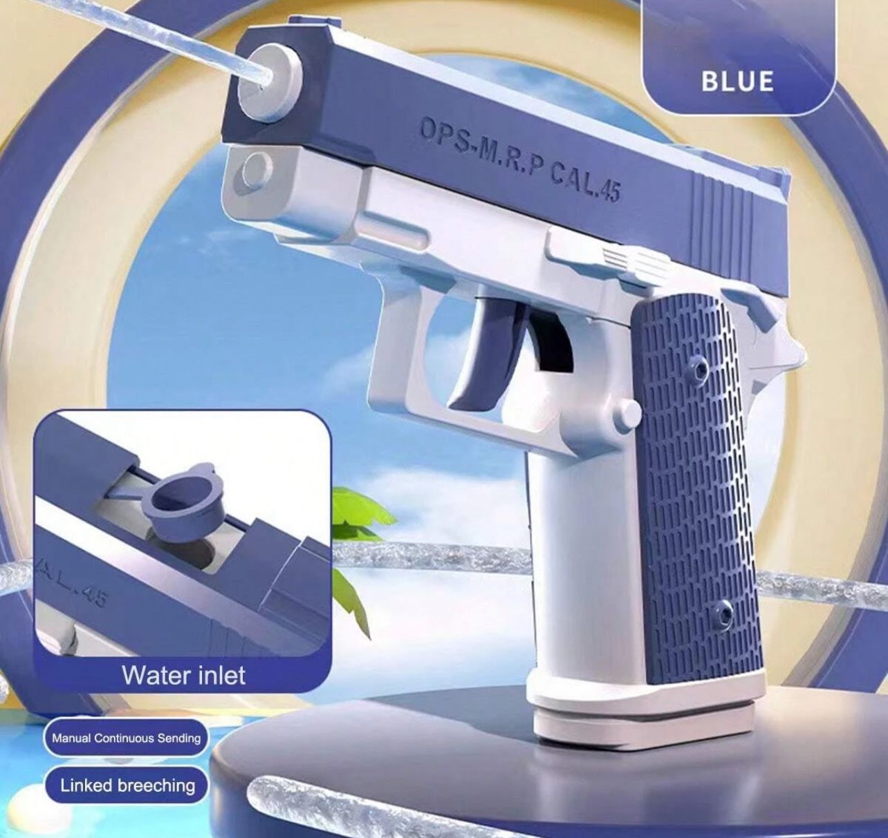 Water Gun Toy Pistol Squirt Guns, Pool Summer Beach Shooting Games Outdoors Toys