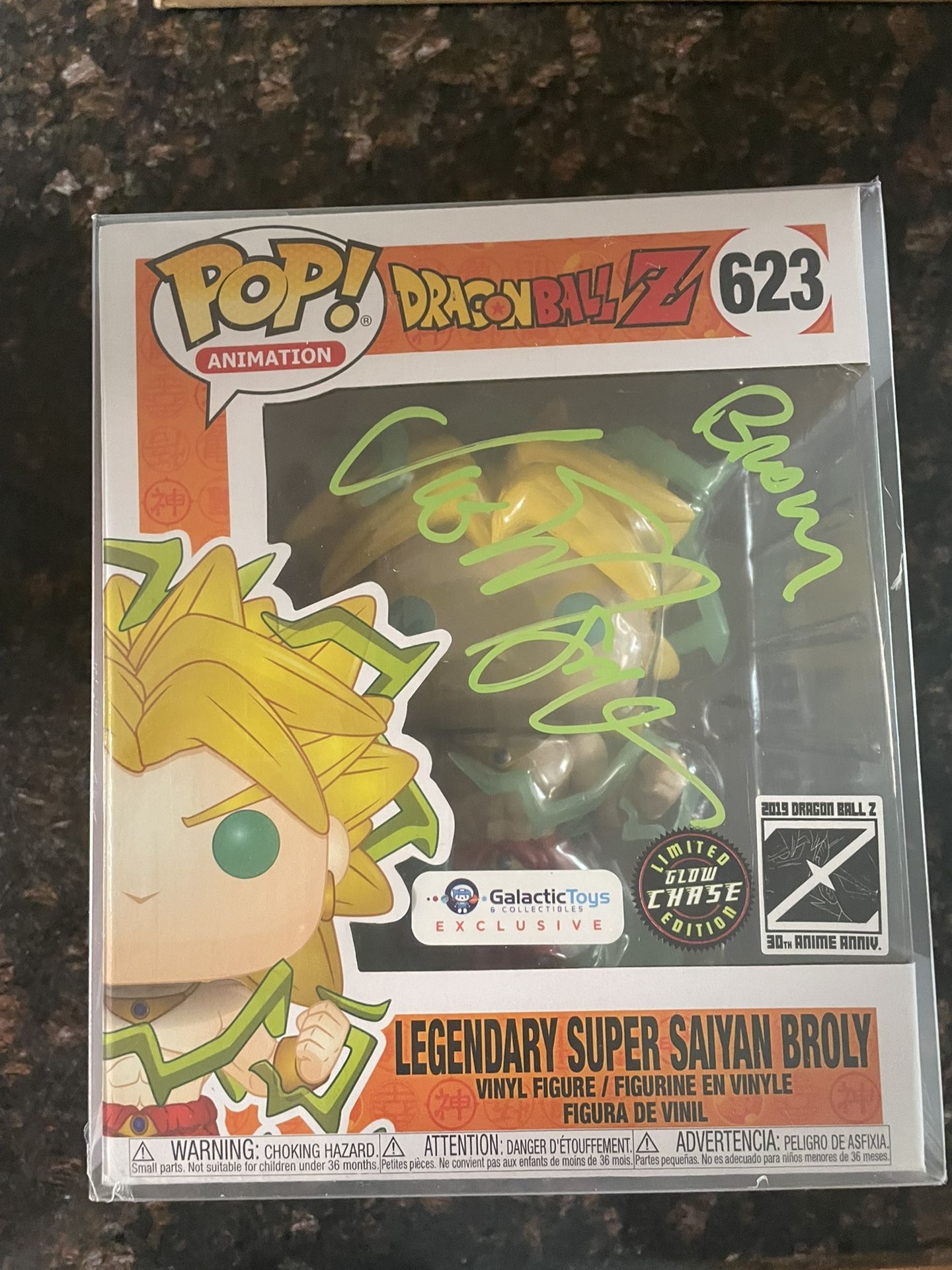 LSSJ Broly Inch Chase Glow Funko