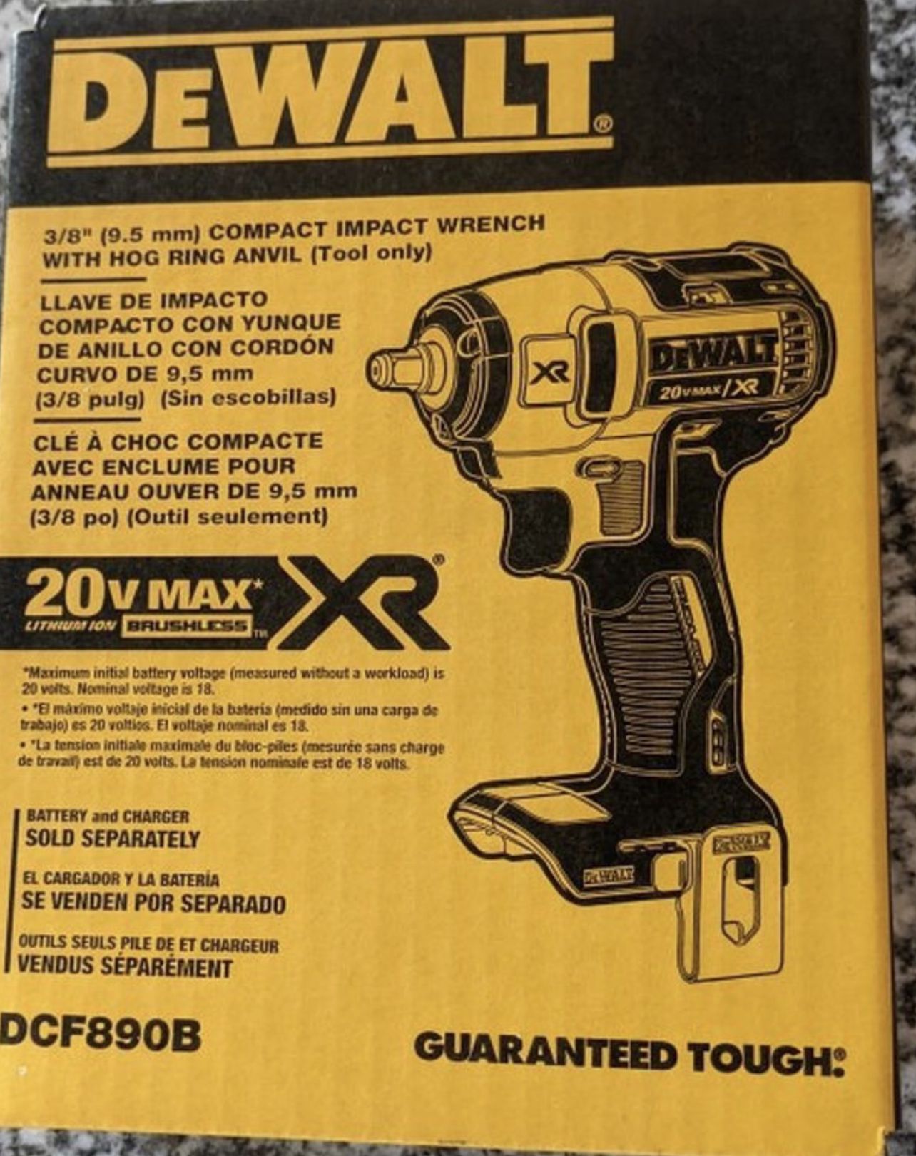 Brand New Dewalt Compact Impact Wrench. Tool Only. DCF890B. $199 Retail.
