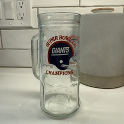 Vintage New York Giants Mug Super Bowl XXI