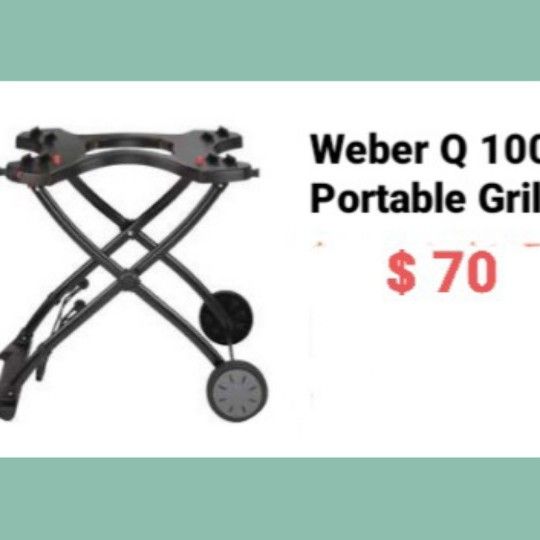 Brand New Weber Q 100 Portable Grill