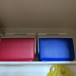 Igloo Playmate Coolers - Red & Blue 