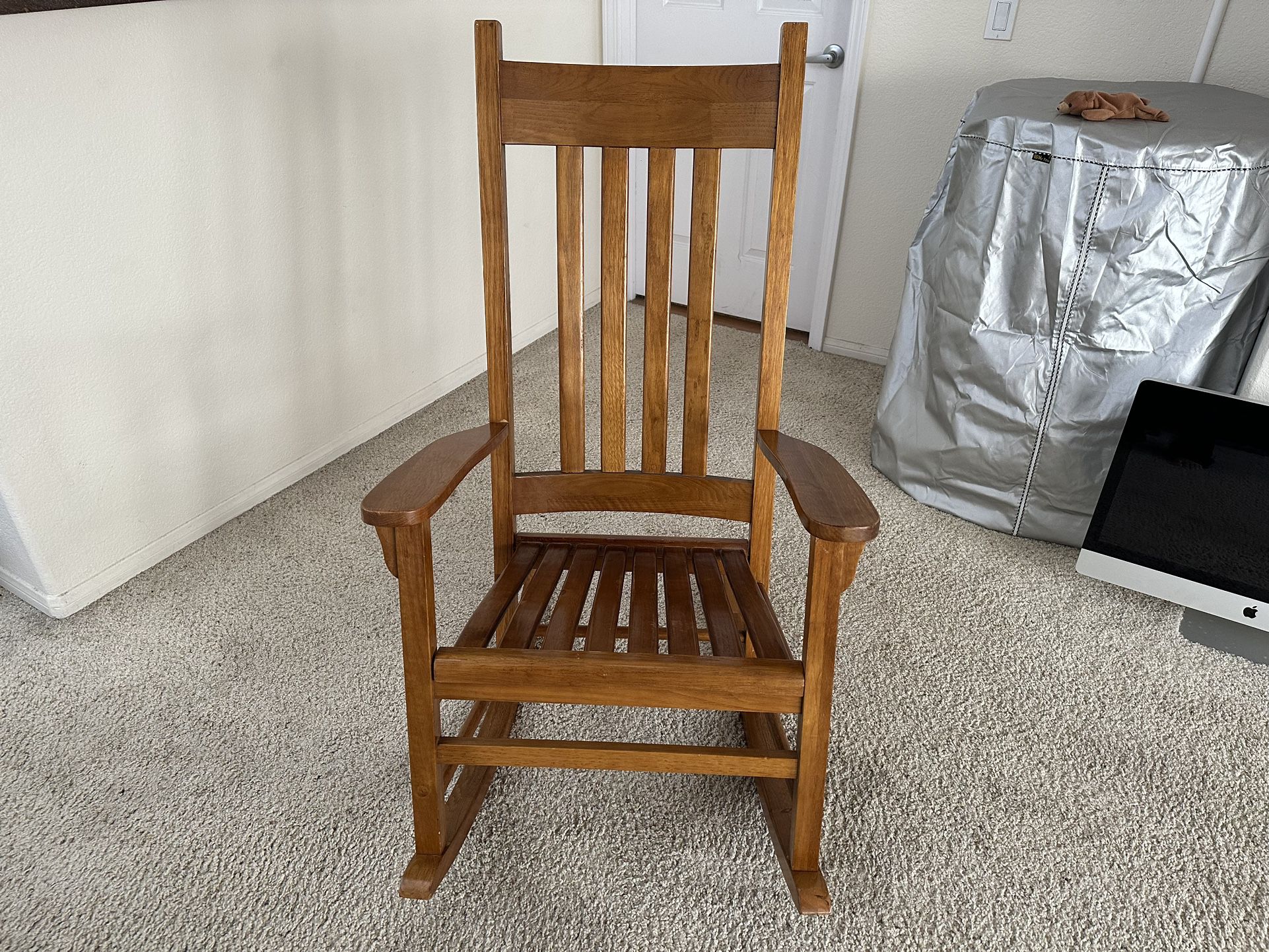 Solid Wood Oak Cherry Rocking Chair