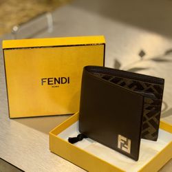 Fendi Squared Bi- Fold Wallet 