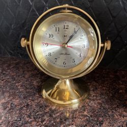 Seth Thomas Schooner Desk Clock