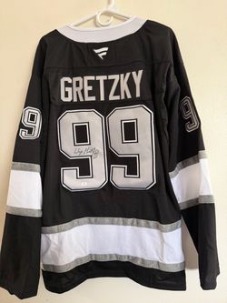 WAYNE GRETZKY (GREAT ONE) SIGNED LA KINGS AUTOGRAPHED FANATICS JERSEY w/COA XL 18-1