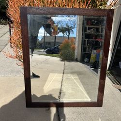 Restroom Vanity, Mirror And Storage 