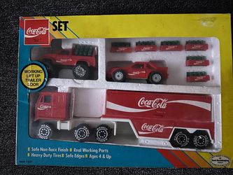#81 Remco Coca-Cola Toy Vehicle Set